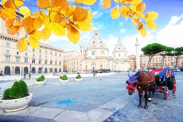 Piazza Foro Traiano Rome, Italie — Photo