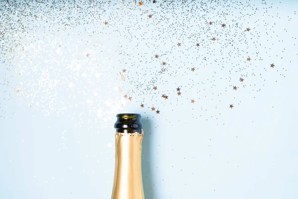 Weihnachten und Frohes Neues Jahr Champagner — Stockfoto
