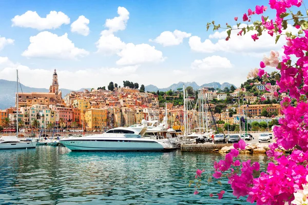 Menton terraplén, Francia — Foto de Stock