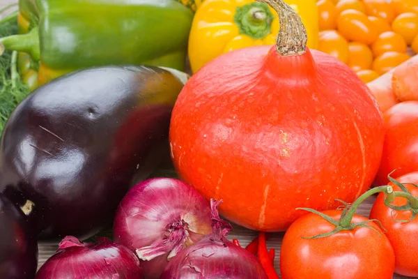 Abóbora com legumes — Fotografia de Stock