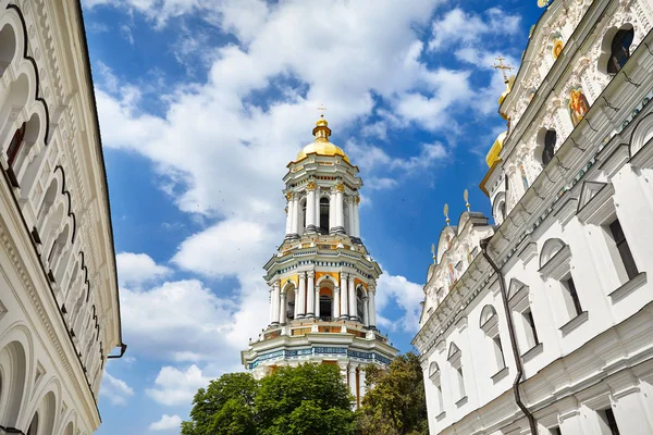 Old Bell Tower Kiev Pechersk Lavra Arquitetura Histórica Antiga Kiev — Fotografia de Stock