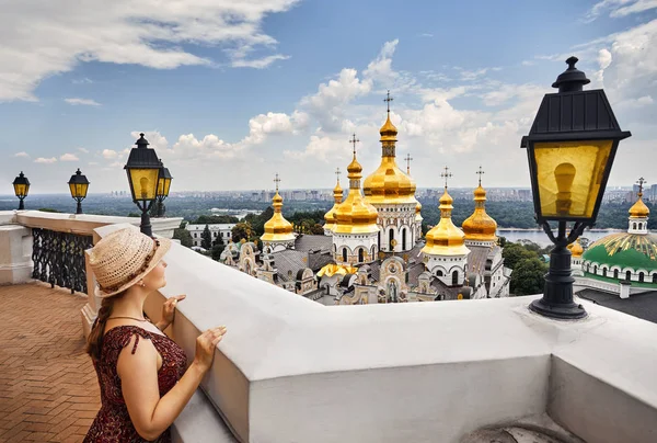 Turismo en Kiev Pechersk Lavra — Foto de Stock