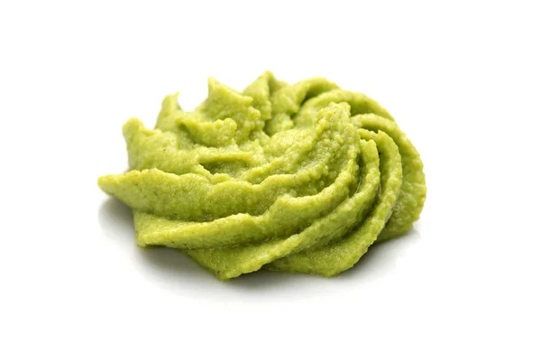Porción de wasabi sobre fondo blanco —  Fotos de Stock