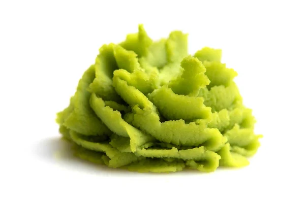 Wasabi portion on white background. — Stock Photo, Image