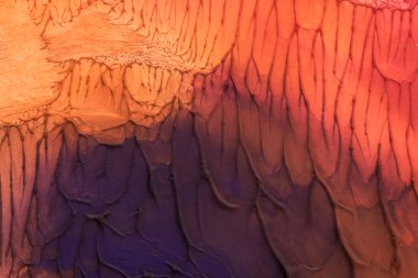 El çizimi guaj resmi. Soyut sanat geçmişi. Renk dokusu