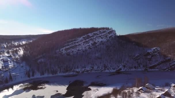 Гірськолижний Курорт Губаха Вигляд Безпілотника — стокове відео