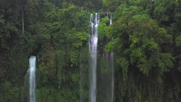 Cascada Sekumpul Bali Indonesia — Vídeo de stock