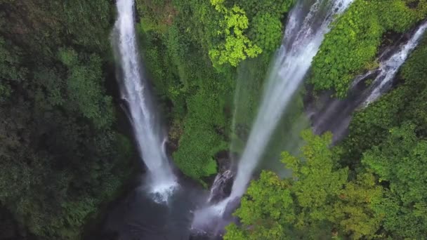 Cascada Sekumpul Bali Indonesia — Vídeos de Stock