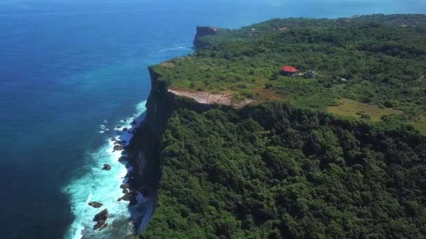 Widok Drone Plaży Nyang Nyang Bali Indonezja — Wideo stockowe