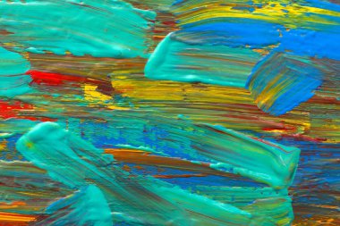 Soyut sanat. El boyaması arka plan. KENDİ