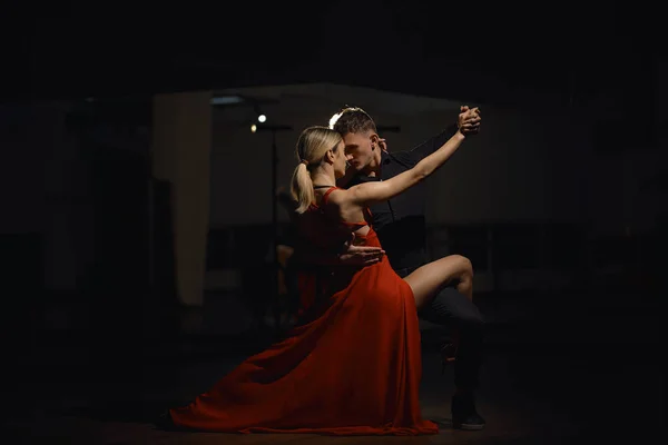 Пристрасні Танці Концепція Любові Руху — стокове фото