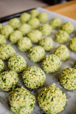 Falafel pişirme işlemini kapat