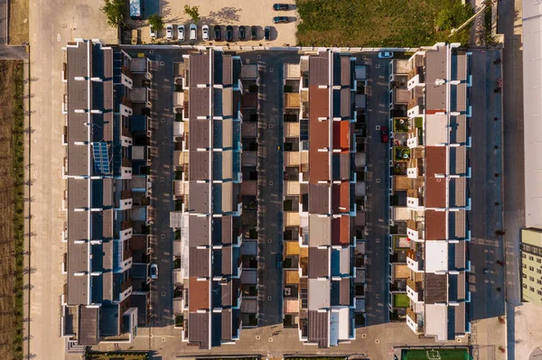 Ovanifrån stadshus struktur — Stockfoto