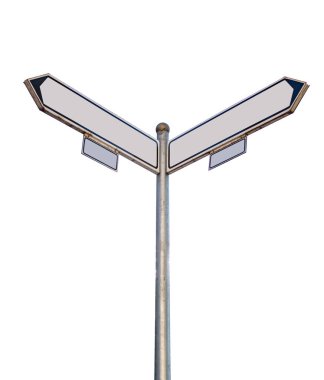 Sokak direğindeki tabela, boşluğu kopyala