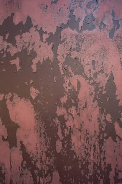 Derisi soyulmuş metalin sıkıntılı örtülü dokusu. Grunge arkaplanı.