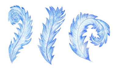Frost desenleri suluboya resim