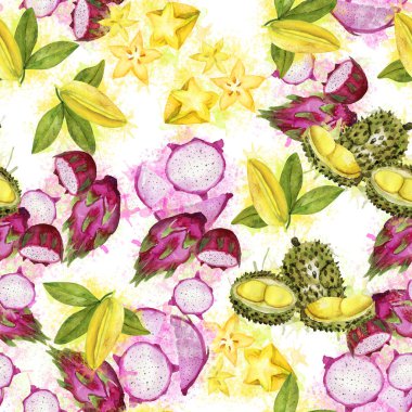 Renkli tropic desen