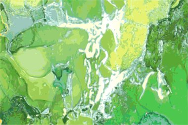 Mermer yeşili, altın taş desenli. Alkol mürekkebi