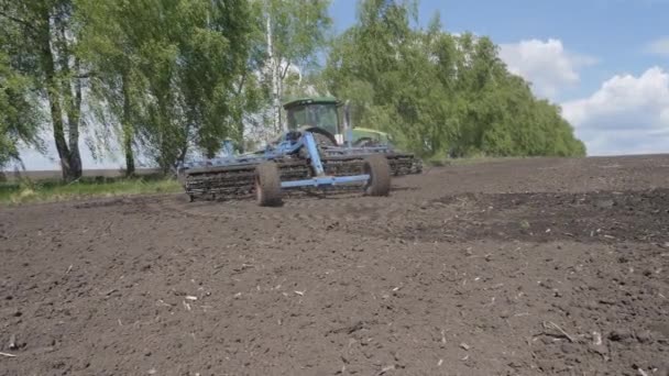 Pueblo Novoselki Distrito Mtsensk Región Oryol Federación Rusa Abril 2020 — Vídeo de stock