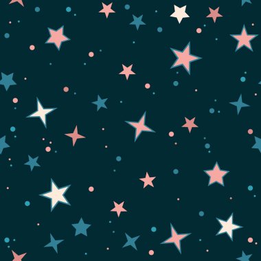 yıldızlı vektörsüz desen