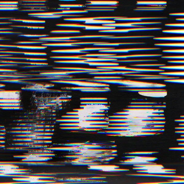 Astratto Scansione Digitale Pixel Rumore Glitch Sfondo — Foto Stock