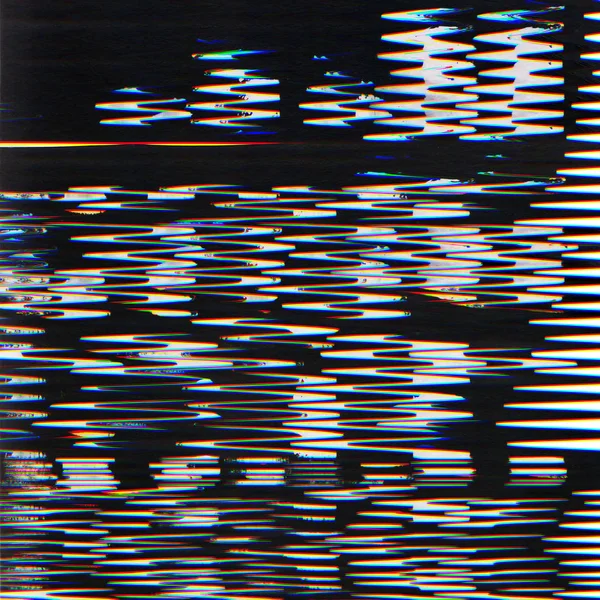 Résumé Numérisé Pixel Numérique Bruit Fond Glitch — Photo