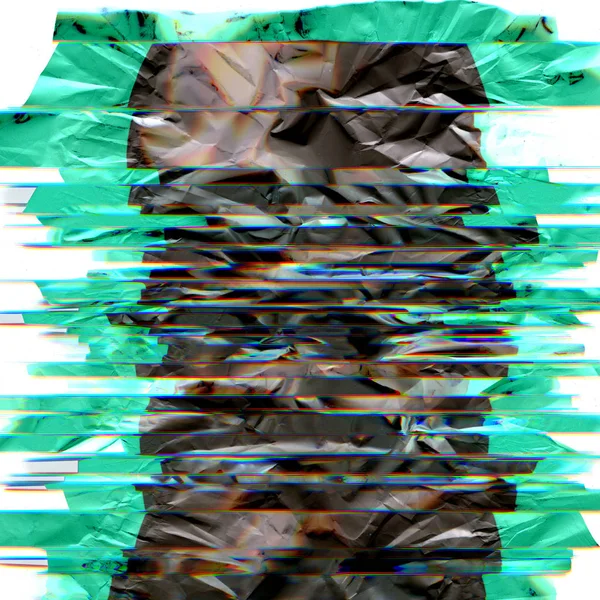 Abstrato Digitalizado Digital Pixel Ruído Glitch Fundo — Fotografia de Stock