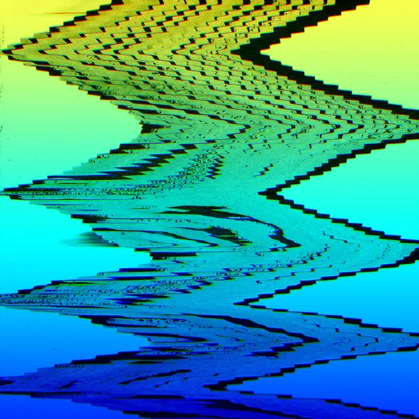 Abstrato Digitalizado Digital Pixel Ruído Glitch Fundo — Fotografia de Stock