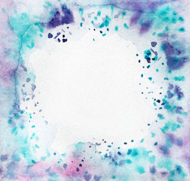 Bright suluboya doku boyalı. Elle çizilmiş arka plan metin yer ile.