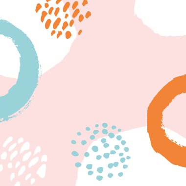 Metin yeri ile vektör parlak çerçeve. Mürekkep çizimi el yapımı tekniğinde oluşturulan çizim.