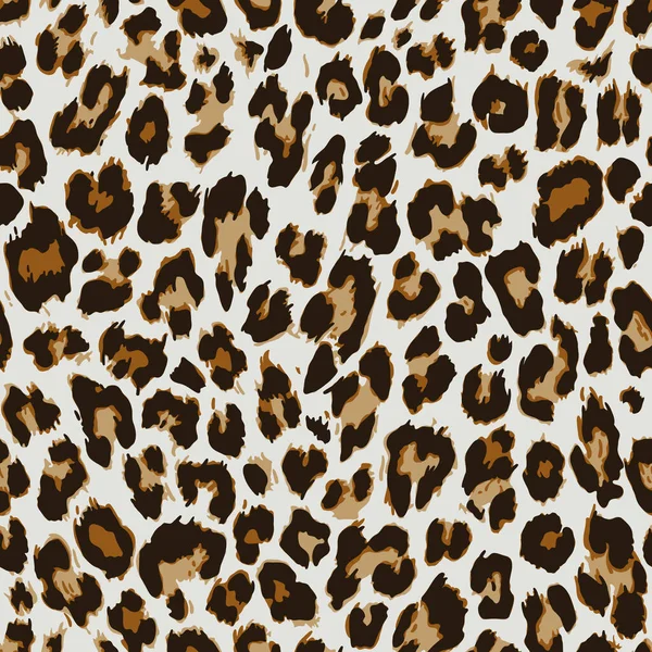 Padrão Sem Costura Vetorial Textura Pele Leopardo — Vetor de Stock