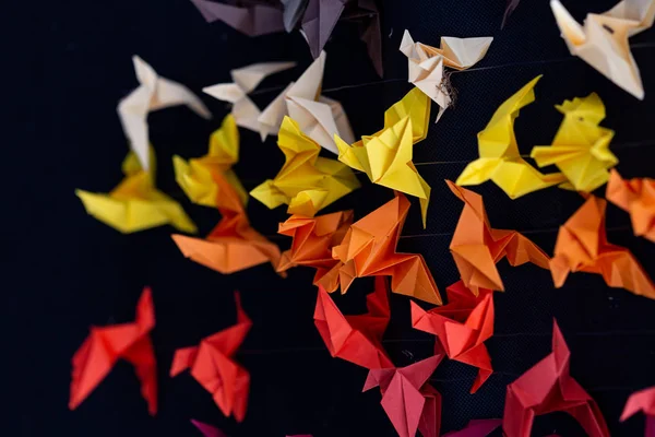 Origami sanat fikir. Alan yaratıcı tasarım öğesi. 