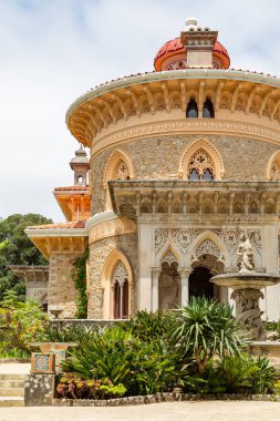 Sintra, Portekiz'deki Palace Monserrat. zarif Mo ile bina
