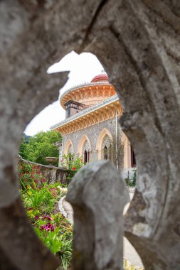 Sintra, Portekiz'deki Palace Monserrat. zarif Mo ile bina