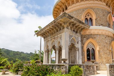 Sintra, Portekiz'deki Palace Monserrat. zarif Mo ile bina