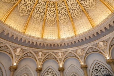 Sintra, Portekiz'deki Palace Monserrat. zarif Mo ile bina
