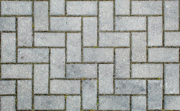 Straße Mit Gehwegplatten Gepflastert Schönen Backsteinhintergrund Mit Mauerwerk Textur Von — Stockfoto