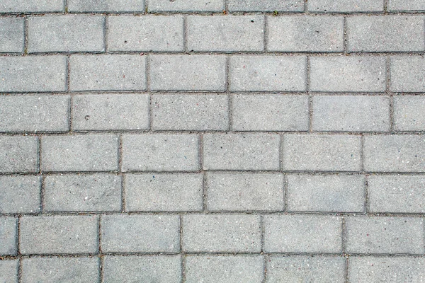 Straße Mit Gehwegplatten Gepflastert Schönen Backsteinhintergrund Mit Mauerwerk Textur Von — Stockfoto
