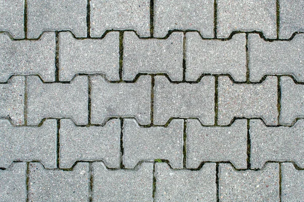 Road Paved Sidewalk Tiles Beautiful Brick Background Masonry Texture Light — Stock Photo, Image