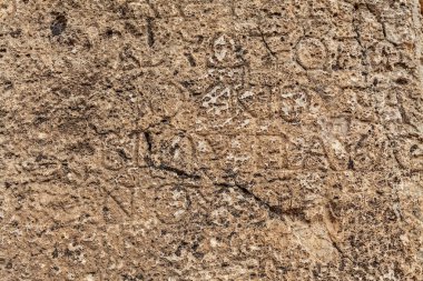 Antik kent Hierapolis yazıtlarda plakalı taş