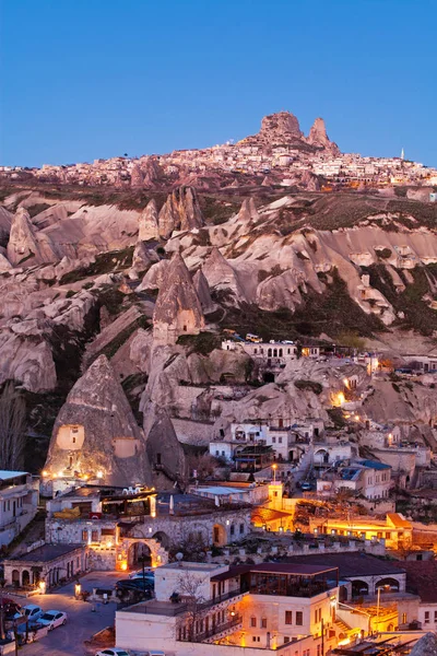 Sunrise in Goreme city, Turkey — Stock Photo, Image