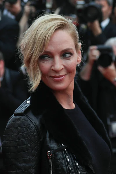 Cannes Frankrike Maj Uma Thurman Går Loveless Nelyubov Screening Årliga — Stockfoto