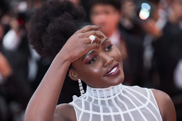 Канни Франція Травня Lupita Nyong Взяла Участь Скринінгу Вибачте Ангел — стокове фото