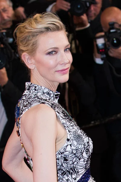 Cannes France Mai Président Jury Cate Blanchett Assiste Projection Guerre — Photo