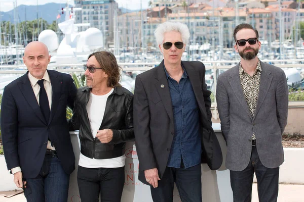 Iggy Pop Jim Jarmusch Gimme Danger Photocall Festivalu Cannes Května — Stock fotografie