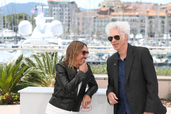 Iggy Pop Jim Jarmusch Gimme Danger Photocall 69º Festival Cannes —  Fotos de Stock
