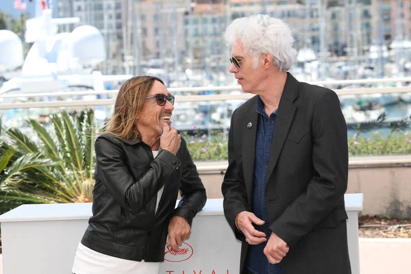 Iggy Pop Jim Jarmusch Gimme Danger Photocall Festivalu Cannes Května — Stock fotografie