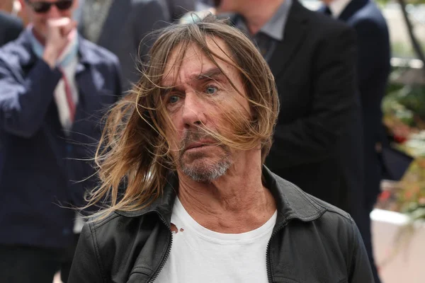 Iggy Pop Gimme Danger Fotópályázaton Cannes Fesztiválon 2016 Május Cannes — Stock Fotó