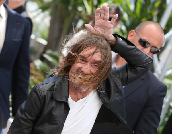 Iggy Pop Gimme Danger Fotópályázaton Cannes Fesztiválon 2016 Május Cannes — Stock Fotó