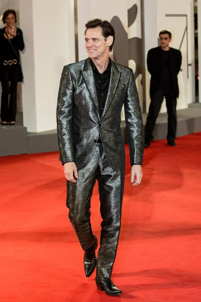 Jim Carrey Alla Premiere Jim Andy Great Story Jim Carrey — Foto Stock